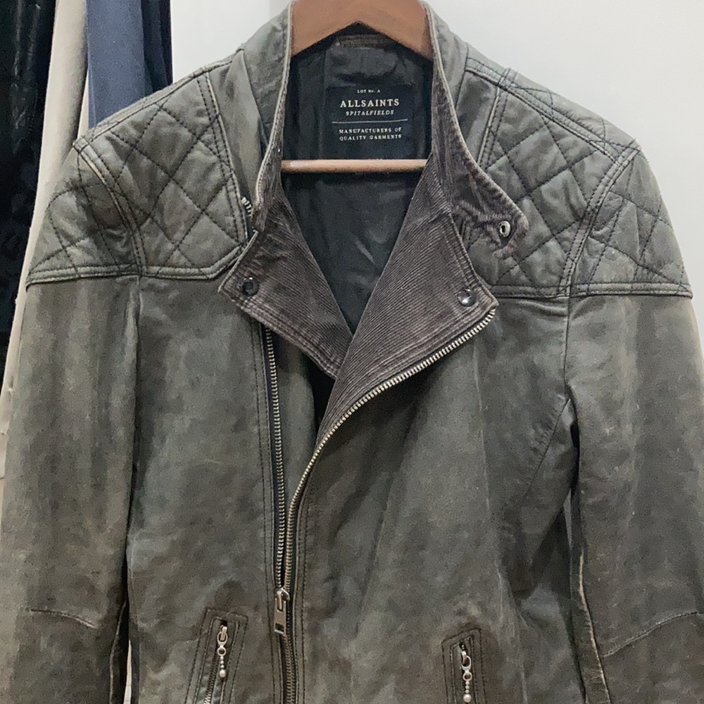 AllSaints convey leather jacket